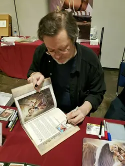 Signed MTG Magic Artist Proof _ Legends _ HEAVEN'S GATE _ Doug Shuler VHTF! - Image 3