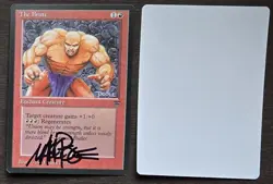 Signed MTG Magic Artist Proof _ Legends _ THE BRUTE _ Mark Poole VHTF! - Image 1