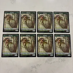 Magic the Gathering MTG Squirrel Token Set Of 8 - Image 1