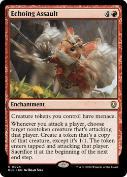 Echoing Assault [Bloomburrow Commander] Magic MTG - Image 1