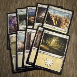 Magic The Gathering - 10x Random Basic Land - Plains - MTG - NM - Image 1
