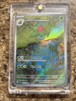 IVYSAUR Scarlet & Violet Illustration Rare #167/165 Pokemon English - Image 1