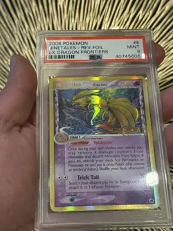 2006 Pokemon EX Dragon Frontiers Ninetales Reverse Foil 8/101 PSA 9 Mint - Image 5