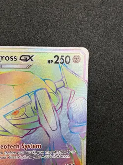 Pokemon TCG Metagross GX Guardians Rising 157/145 Rainbow Holo Rare NM - Image 5