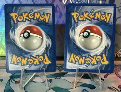1995 Vintage Pokemon Giovanni’s Machop Nidoran Lot (2) Base Set LP-MP - Image 2