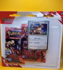 Pokemon Destined Rivals 3-Pack Blister Pack Kangaskhan Factory Sealed - Image 1