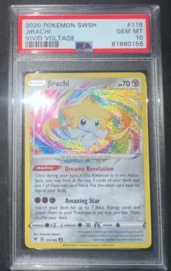 Jirachi 2020 Pokemon Vivid Voltage PSA 10 #119 - Image 2