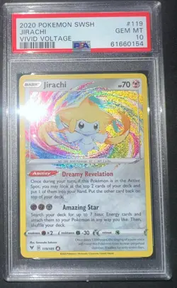 Jirachi 2020 Pokemon Vivid Voltage PSA 10 #119 - Image 3
