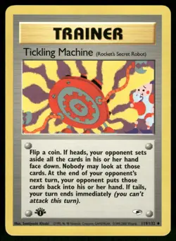 Tickling Machine 119/132 Uncommon Gym Heroes Pokemon 1st Edition Lightly Played - Image 1