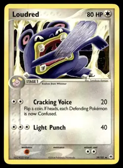 EX-NM Hidden Legends Loudred Uncommon 39/101 2004 Pokemon TCG - Image 1