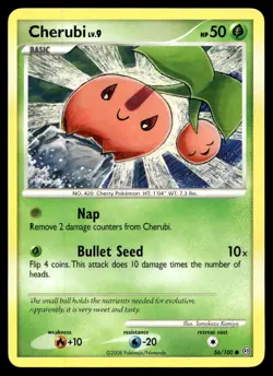 Cherubi Stormfront Common 56/100 2008 Pokemon TCG - Image 1