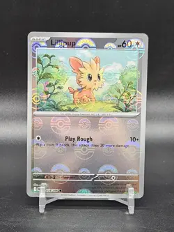 Lillipup (Poke Ball Pattern) 074/086 Common Holo SV: White Flare NM Pokemon - Image 1