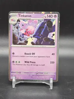 Tinkaton SVP 140 Cosmos Holo Black Star Promo Pokemon TCG Near Mint - Image 1