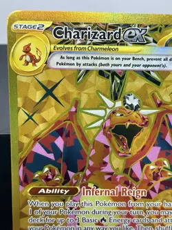 Pokemon Charizard ex 228/197 Gold Hyper Rare Obsidian Flames NM/M - Image 3