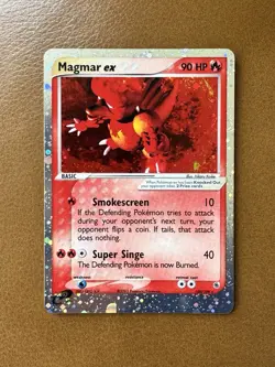 Pokemon TCG Vintage Magmar Holo 100/109 Ruby Sapphire NM w/Crease (DMG) - Image 1