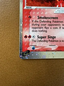 Pokemon TCG Vintage Magmar Holo 100/109 Ruby Sapphire NM w/Crease (DMG) - Image 2