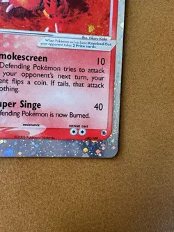 Pokemon TCG Vintage Magmar Holo 100/109 Ruby Sapphire NM w/Crease (DMG) - Image 3