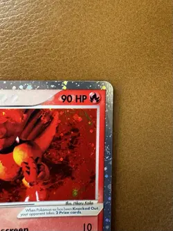 Pokemon TCG Vintage Magmar Holo 100/109 Ruby Sapphire NM w/Crease (DMG) - Image 5