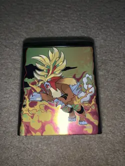 Pokemon TCG: Stacking Tin (Q1 2025) 3 Packs, 2 Sticker Sheets FACTORY SEALED - Image 1