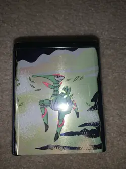 Pokemon TCG: Stacking Tin (Q1 2025) 3 Packs, 2 Sticker Sheets FACTORY SEALED - Image 4