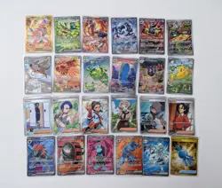 Pokemon Card Scarlet & Violet Lot of 24 SIR, Rares, Ex, and Holographic Cards - Image 1
