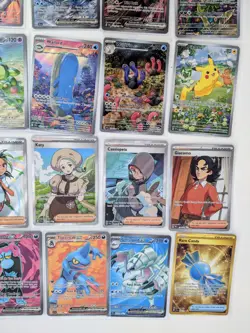 Pokemon Card Scarlet & Violet Lot of 24 SIR, Rares, Ex, and Holographic Cards - Image 2