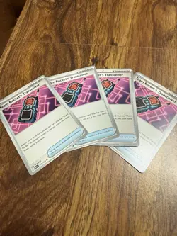 Pokemon TCG 4x Team Rocket's Transceiver 178/182 Destined Rivals Playset NM - Image 1