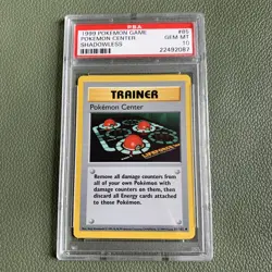 POKEMON SHADOWLESS POKEMON CENTER #85 PSA 10 # 27825169 - Image 1