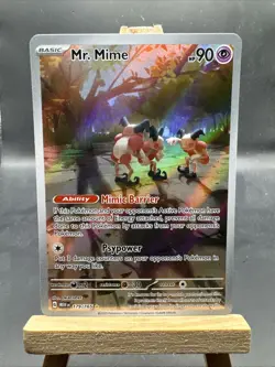 Mr Mime 179/165 Scarlet & Violet 151 Illustration Rare Pokemon TCG 🔥 - Image 1