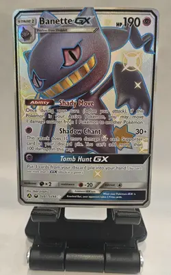 Pokemon Banette GX Hidden Fates Shiny Vault SV61/SV94 Shiny Rare Near Mint - Image 1