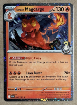 Ethan's Magcargo Cosmos Holo Destined Rivals Blister Exclusive 036/182 Pokemon - Image 2