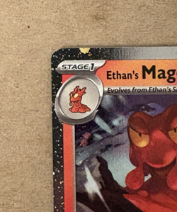 Ethan's Magcargo Cosmos Holo Destined Rivals Blister Exclusive 036/182 Pokemon - Image 3