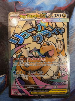 Pokemon Mega Dragonite EX 271/217 ASC Full Art Holo Ultra Rare EX - Image 1