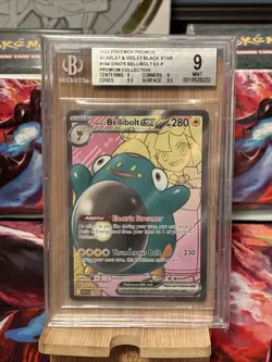 2025 POKEMON PREMIUM COLLECTION PROMO #194 IONO'S BELLIBOLT EX BGC 9 - Image 1