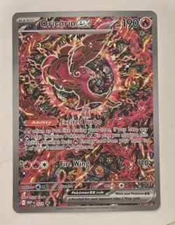 Pokemon Oricorio EX Me: Mega Evolution Promo Fire 190 HP 024 Holo TCG NM - Image 1