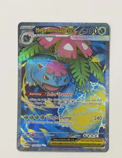 Pokemon TCG Mega Evolutions Mega Venusaur EX 155/132 Ultra Rare NM - Image 1