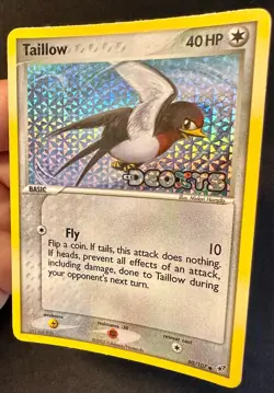 Taillow 80/107 2005 EX Deoxys Pokemon Card TCG Reverse Holo Stamped - Lp/Vlp - Image 2