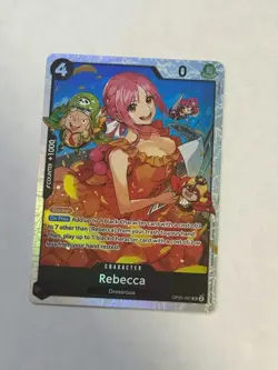 One Piece CCG Rebecca PRB-02 SR Foil Card OP05-091 NM - Image 1