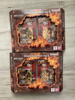 One Piece TCG Illustration Box Volume 5 (OP13/PRB02)- Factory Sealed (Set of 2) - Image 1
