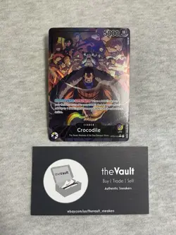 OP04-058 Crocodile Alt Art Leader One Piece TCG English NM - Image 1