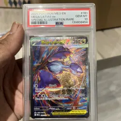 Pokemon 2025 Mega Latias ex 181/132 SIR Mega Evolution English GEM MINT PSA 10 - Image 3