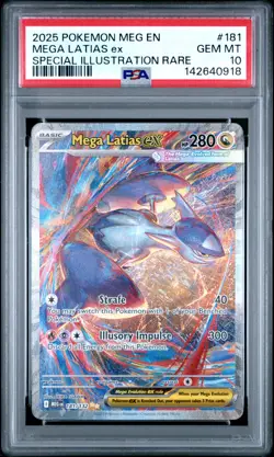 Pokemon 2025 Mega Latias ex 181/132 SIR Mega Evolution GEM MINT PSA 10 - Image 1
