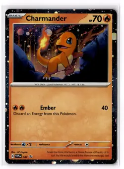 Charmander - (Cosmos Holo) 047 SV: Scarlet & Violet Promo Cards Holofoil NM - Image 1