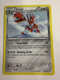 Pokemon Scizor TCG Boundaries Crossed Cosmos Holo Card 94/149 LP - Image 1