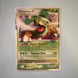 Pokemon TCG Torterra LV.X Diamond & Pearl DP09 Holo Promo Card 2007 - Image 1