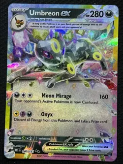 Pokemon Umbreon ex 060/131 Sv: Prismatic Evolutions Double Rare Holo 280HP Card - Image 1