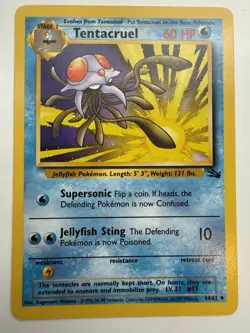 TENTACRUEL - 44/62 - Fossil - Pokemon Card - Near Mint Open - Image 1