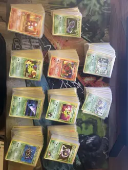 Complete Japanese Vintage Pokemon Card Collection Non Holos WOTC Era NM-LP - Image 1