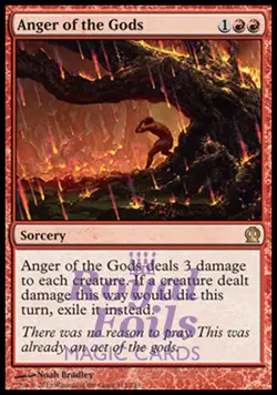 Anger of the Gods 1x FOIL THS MTG Theros Rare MINT red - Image 1