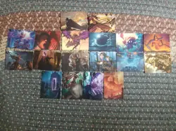 Lot of 18 x Magic The Gathering Art Series Cards - Image 1